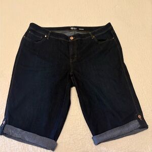 Style & Co. Dark Blue Denim Shorts